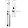 Baldwin Minneapolis Right Handed Single Cylinder Mortise Handleset Trim Set Polished Chrome