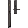 Baldwin Minneapolis Left Handed Full Plate Single Cylinder Keyed Entry Mortise Handleset Trim from the Estate Collection Venetian Bronze