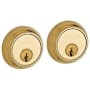 Baldwin Traditional Double Cylinder Deadbolt for 1-5/8" Bore Hole Lifetime PVD Satin Brass