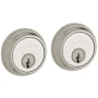 Baldwin Traditional Double Cylinder Deadbolt for 1-5/8" Bore Hole Lifetime Polished Nickel