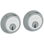 Baldwin Traditional Double Cylinder Deadbolt for 1-5/8" Bore Hole Polished Chrome