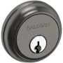 Baldwin Traditional Solid Brass Single Cylinder Keyed Entry Deadbolt from the Estate Collection Lifetime Graphite Nickel