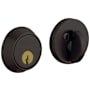 Baldwin Contemporary Solid Brass Single Cylinder Keyed Entry Deadbolt from the Estate Collection Oil Rubbed Bronze