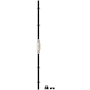 Baldwin 8105 Left Handed Cremone Bolt for 8' Doors from the Estate Collection Polished Nickel and Satin Black