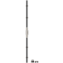 Baldwin 8105 Left Handed Cremone Bolt for 7' Doors from the Estate Collection Satin Nickel and Satin Black