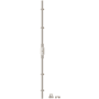 Baldwin 8105 Left Handed Cremone Bolt for 8' Doors from the Estate Collection Polished Nickel and Satin Nickel