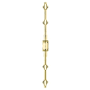 Baldwin 8107 Right Handed Cremone Bolt for 8' Doors from the Estate Collection Lifetime PVD Satin Brass
