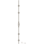 Baldwin 8107 Left Handed Cremone Bolt for 8' Doors from the Estate Collection Satin Nickel and Polished Nickel
