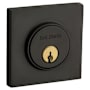 Baldwin Contemporary Square Single Cylinder Deadbolt Oil Rubbed Bronze