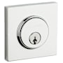 Baldwin Contemporary Square Single Cylinder Deadbolt Polished Chrome