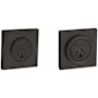 Baldwin Santa Monica Contemporary Square Double Cylinder Deadbolt Oil Rubbed Bronze