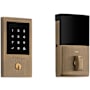 Baldwin Touchscreen Minneapolis Z-Wave Deadbolt Satin Brass and Black