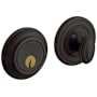 Baldwin Traditional Solid Brass Single Cylinder Keyed Entry Deadbolt from the Estate Collection Oil Rubbed Bronze