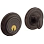 Baldwin Traditional Solid Brass Single Cylinder Keyed Entry Deadbolt from the Estate Collection Venetian Bronze