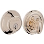 Baldwin Engineered by Level Baltimore Deadbolt with Bluetooth Lifetime Polished Nickel