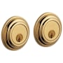 Baldwin Traditional Style Double Cylinder Deadbolt Lifetime PVD Satin Brass