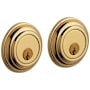 Baldwin Traditional Style Double Cylinder Deadbolt Lifetime Polished Brass