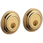 Baldwin Traditional Style Double Cylinder Deadbolt Non-Lacquered Brass