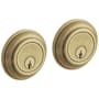 Baldwin Traditional Style Double Cylinder Deadbolt Vintage Brass