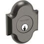 Baldwin Boulder Arched Single Cylinder Deadbolt from the Images Collection Lifetime Graphite Nickel