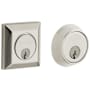 Baldwin Squared Double Cylinder Deadbolt Lifetime Polished Nickel