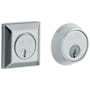Baldwin Squared Double Cylinder Deadbolt Polished Chrome