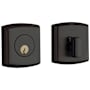 Baldwin Soho Style Single Cylinder Keyed Entry Deadbolt Oil Rubbed Bronze
