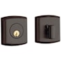 Baldwin Soho Style Single Cylinder Keyed Entry Deadbolt Venetian Bronze