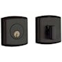 Baldwin Soho Style Single Cylinder Keyed Entry Deadbolt Distressed Oil Rubbed Bronze