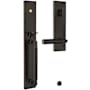 Baldwin Gramercy Right Handed One Piece Single Cylinder Keyed Entry Handleset with L029 Interior Lever from the Estate Collection Venetian Bronze