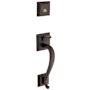Baldwin Madison Double Cylinder Handleset with Classic Interior Knob Oil Rubbed Bronze