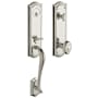 Baldwin Bethpage Dummy Handleset with Bethpage Interior Knob Lifetime Polished Nickel