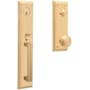 Baldwin Tremont Full Plate Single Cylinder Keyed Entry Handleset with Emergency Egress from the Estate Collection Vintage Brass