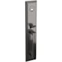 Baldwin Tremont Full Plate Single Cylinder Keyed Entry Handleset with Emergency Egress from the Estate Collection Lifetime Graphite Nickel