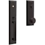 Baldwin Tremont Full Plate Single Cylinder Keyed Entry Handleset with Emergency Egress from the Estate Collection Oil Rubbed Bronze