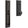 Baldwin Tremont Full Plate Single Cylinder Keyed Entry Handleset with Emergency Egress from the Estate Collection Venetian Bronze