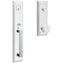 Baldwin Tremont Full Plate Single Cylinder Keyed Entry Handleset with Emergency Egress from the Estate Collection Polished Chrome