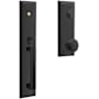 Baldwin Tremont Full Plate Single Cylinder Keyed Entry Handleset with Emergency Egress from the Estate Collection Distressed Oil Rubbed Bronze