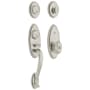 Baldwin Landon Two Point Dummy Handleset with Egg Style Interior Knob Lifetime Polished Nickel