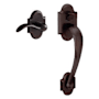 Baldwin Boulder Sectional Entry Right Handed Handle Set Kit with Interior Boulder Lever Venetian Bronze