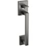 Baldwin Minneapolis Left Handed Sectional Handleset with 5162 Lever - Minus Deadbolt Lifetime Graphite Nickel