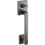 Baldwin Minneapolis Right Handed Sectional Handleset with 5162 Lever - Minus Deadbolt Lifetime Graphite Nickel