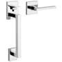 Baldwin Minneapolis Right Handed Sectional Handleset with 5162 Lever - Minus Deadbolt Polished Chrome