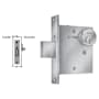 Baldwin Single Cylinder Mortise Deadlock with 2-1/2" Backset Lifetime PVD Satin Brass