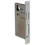 Baldwin Pocket Door Privacy Mortise Body with 2-3/4" Backset and Door Pull from the Estate Collection Lifetime Satin Nickel