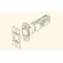 Baldwin Adjustable Square Corner UL Deadbolt for Reserve Series Venetian Bronze