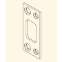 Baldwin Deadbolt Square Corner Strike for Reserve Series White Bronze