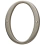 Baldwin Solid Brass Residential House Number 0 Lifetime Satin Nickel