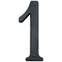 Baldwin Solid Brass Residential House Number 1 Oil Rubbed Bronze