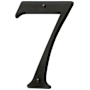 Baldwin Solid Brass Residential House Number 7 Oil Rubbed Bronze